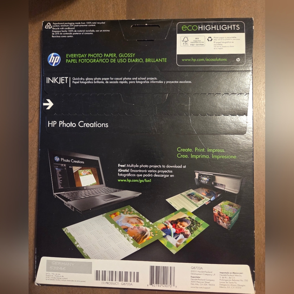 HP Photo Paper NEW - Picture 2 of 2